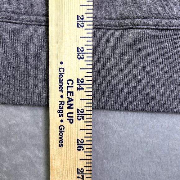 Under Armour 1/2 Zip Hoodie Men's Large Gray Florescent Pink Logo College Sporty - Picture 11 of 11